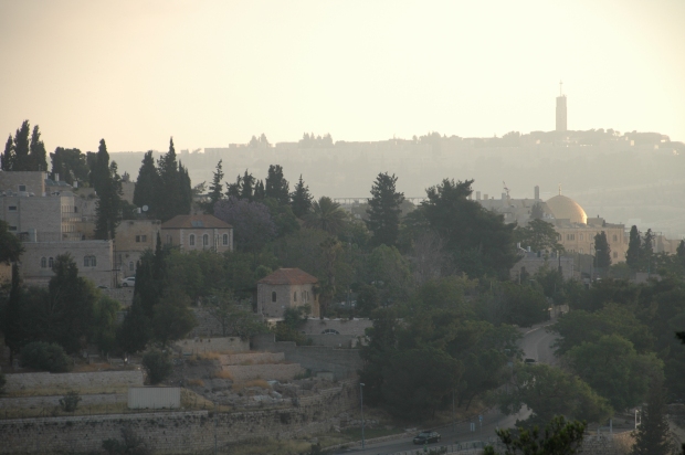 Sunrise over the Mount of Olives
